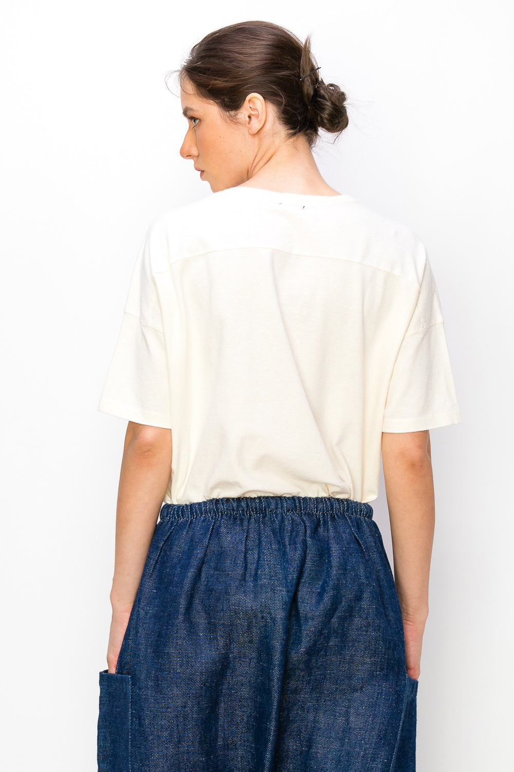 Hemp Dropped Shoulder T-shirt