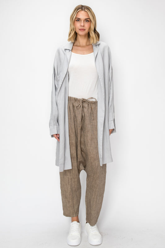Recycled Dropped Crotch Pants