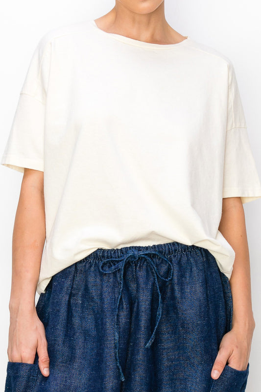 Hemp Dropped Shoulder T-shirt