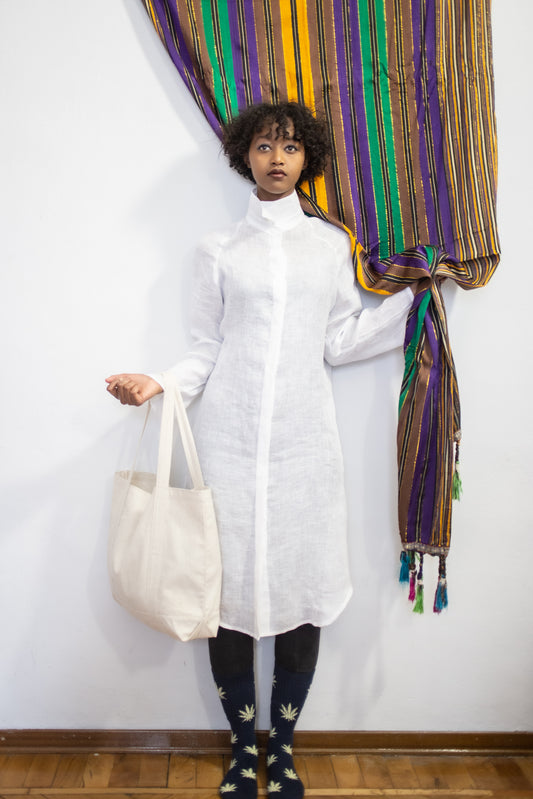 Raglan Long Sleeve Dress Shirt